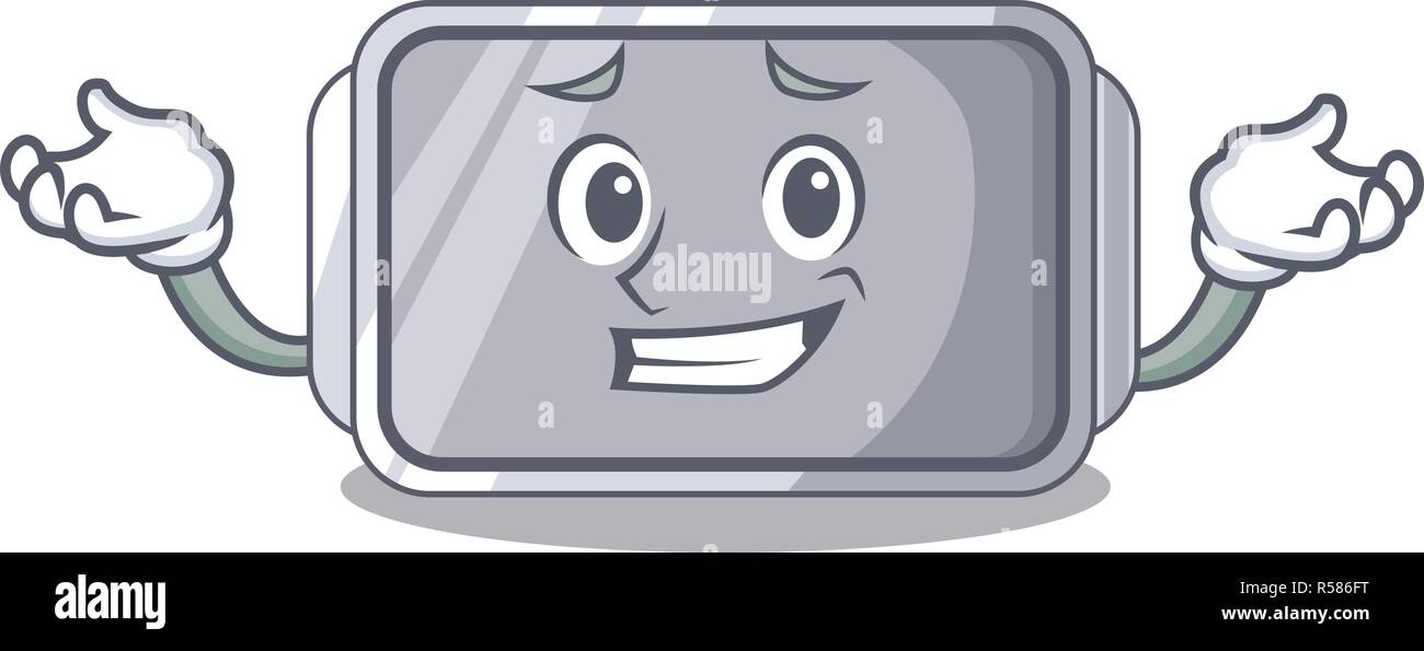 Grinning baking pan shape on the cartoon Stock Vector Image & Art Alamy