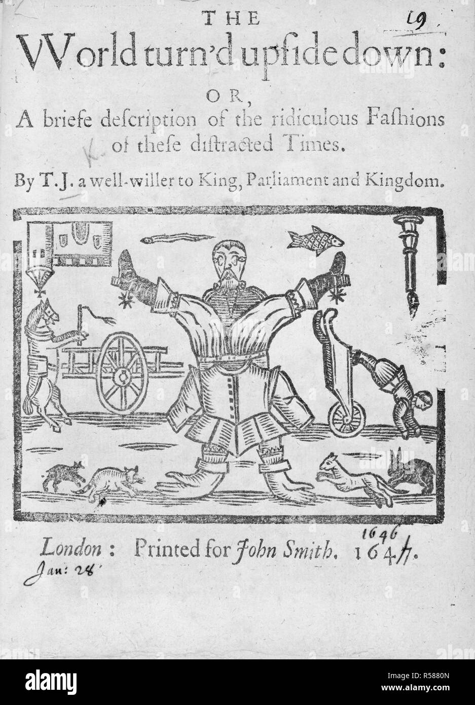 Title Page The World Turn D Upside Down Or A Briefe Descrip London 1647 Title Page Of The World Turn D Upside Down Image Taken From The World Turn D Upside Down Or A Briefe