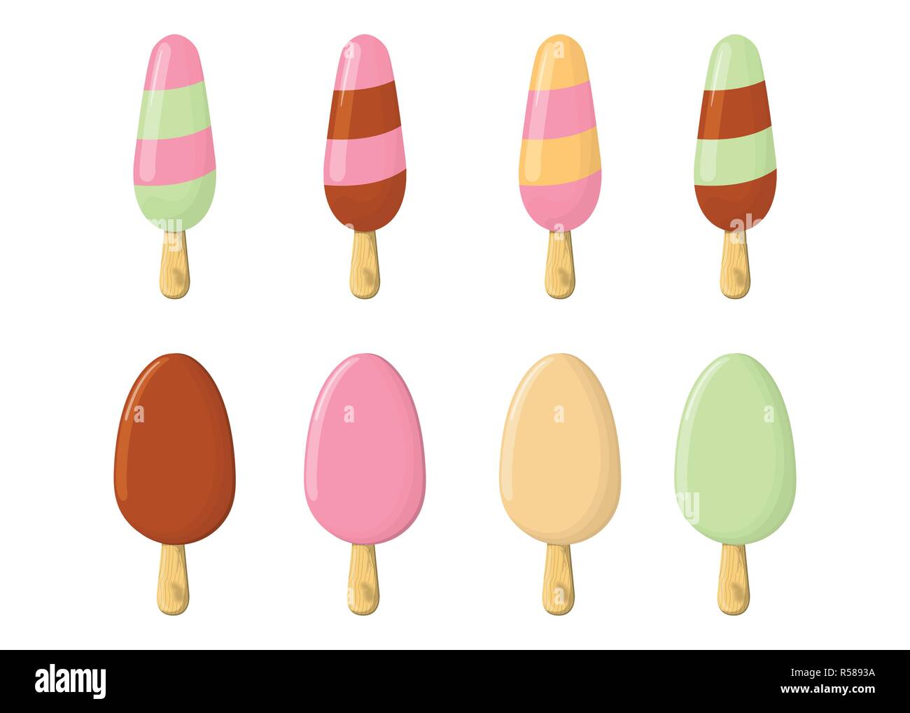 Ice cream shop Cut Out Stock Images & Pictures - Alamy