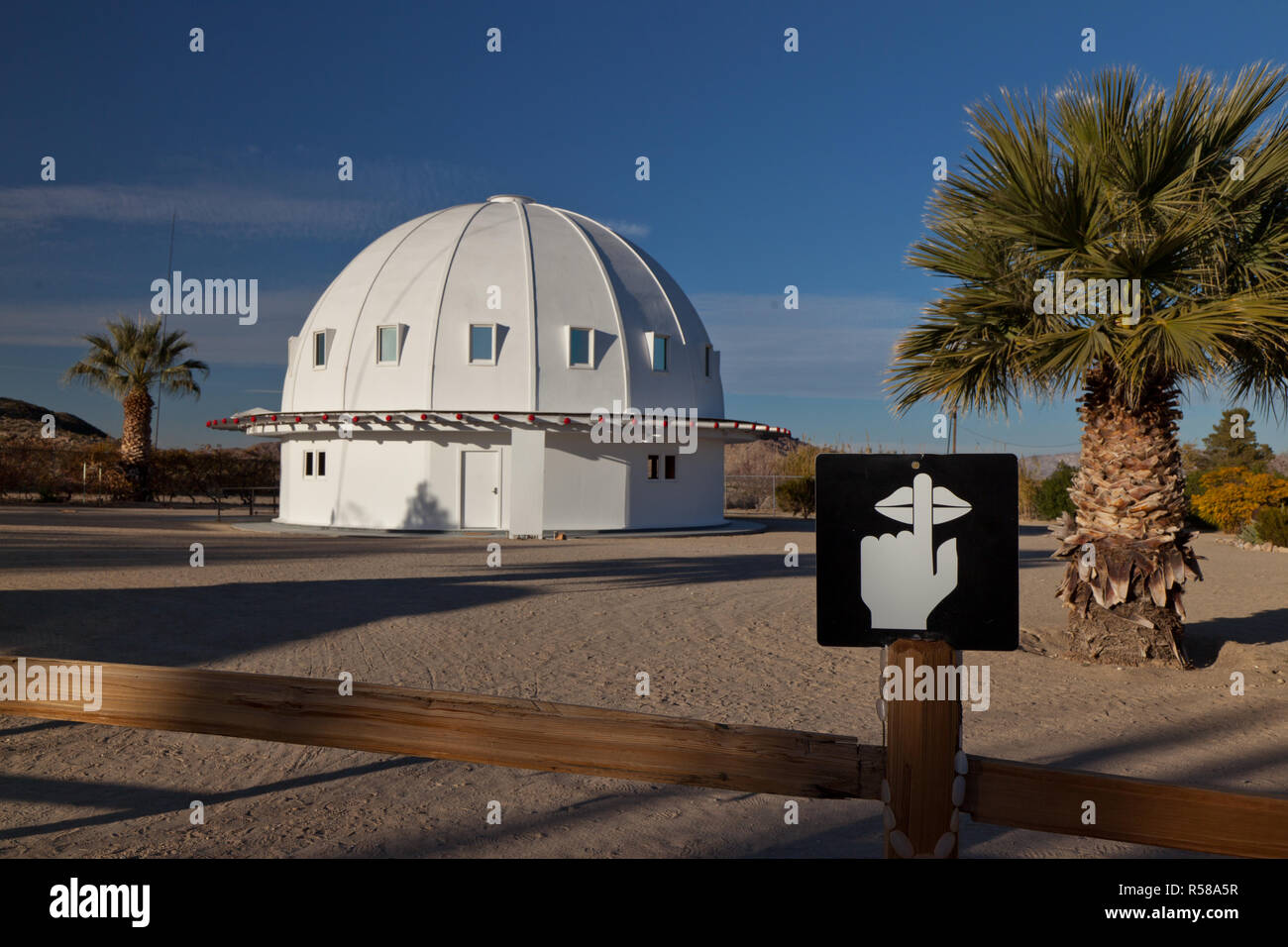 Integratron in Landers, California Stock Photo