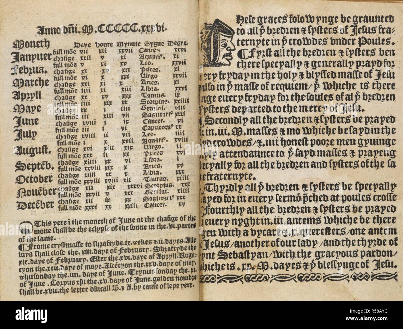 A letter of confraternity printed for the Confraternity of the Name of ...