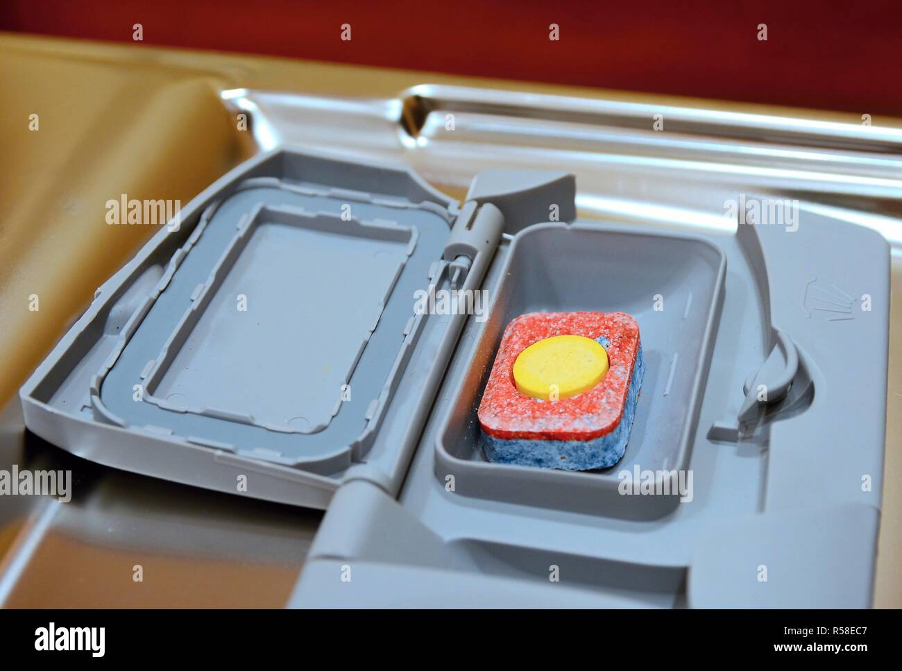 Tablet in a dishwasher Stock Photo Alamy