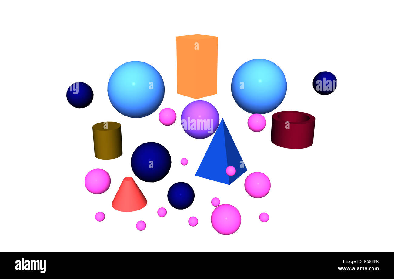 geometric shapes free Stock Photo Alamy