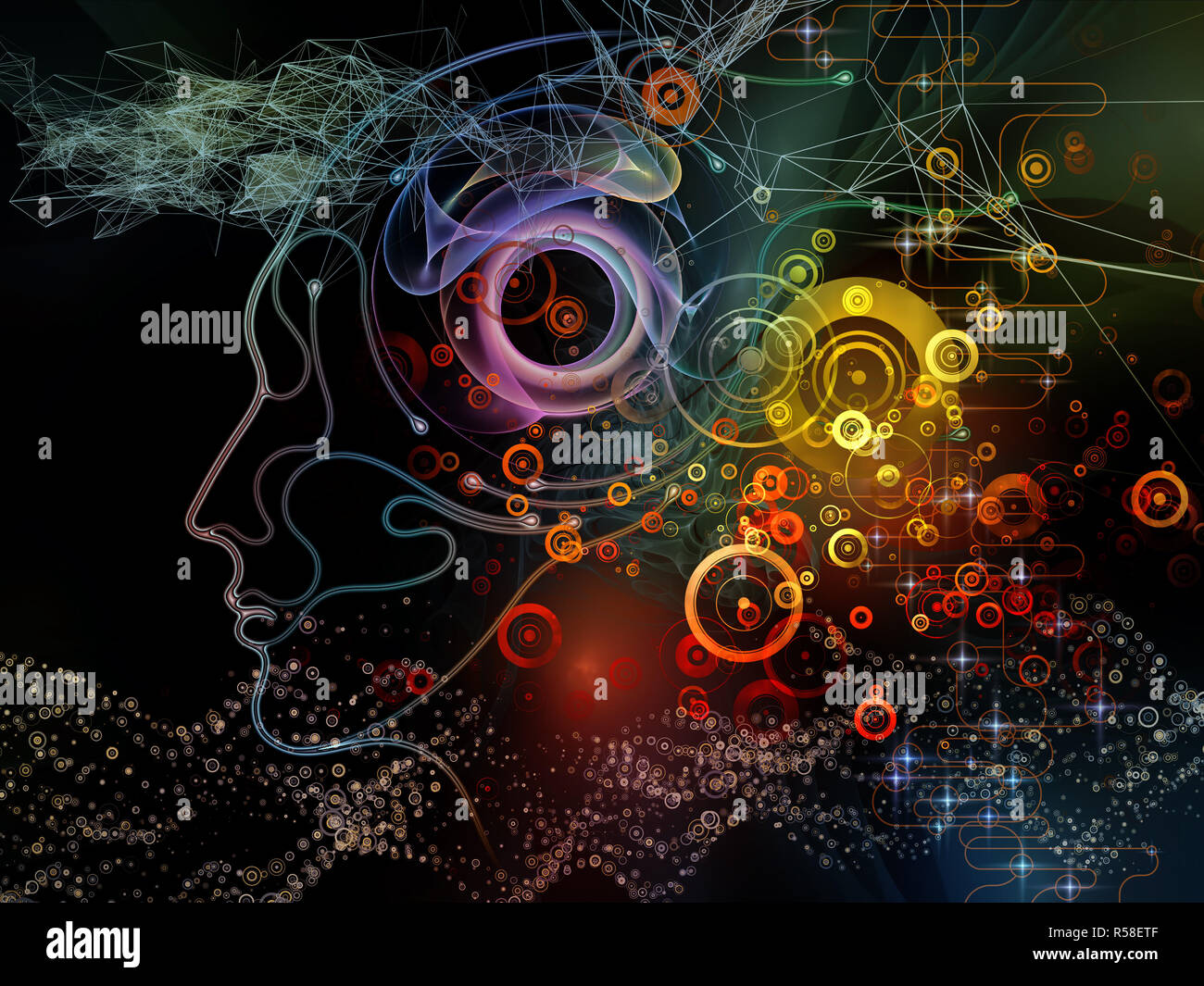 Brain computer interface flow hi-res stock photography and images - Alamy
