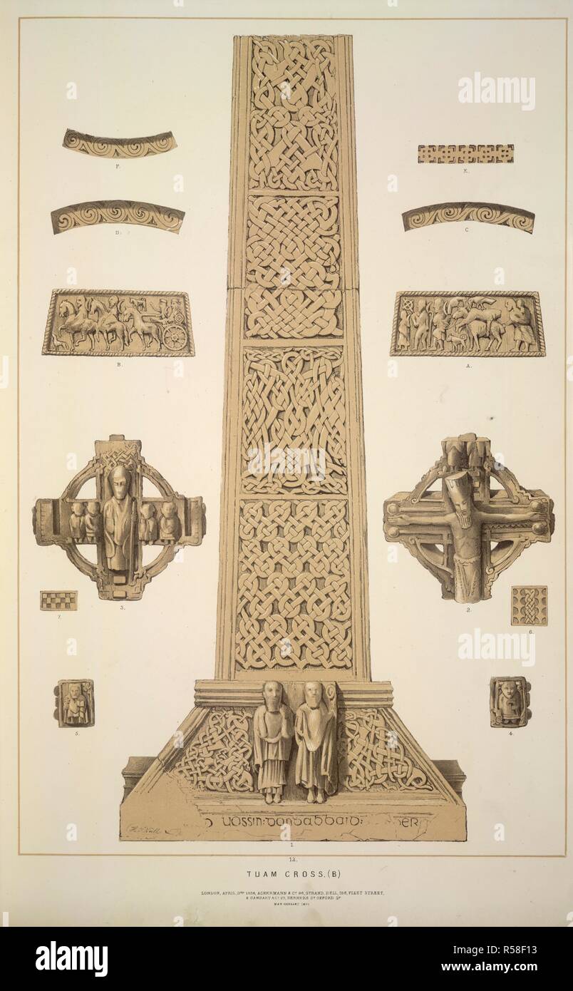 Tuam Cross The Most Interesting Of The Ancient Crosses Of Anc London 1853 57 Tuam Cross B Image Taken From The Most Interesting Of The Ancient Crosses Of Ancient Ireland Drawn To Cale