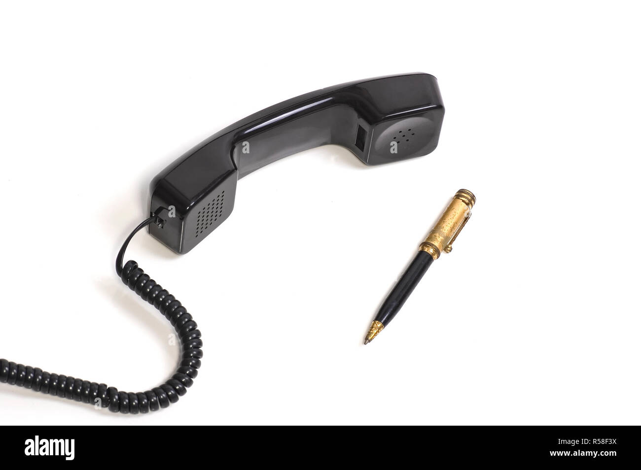 Telephone and Pen Stock Photo Alamy