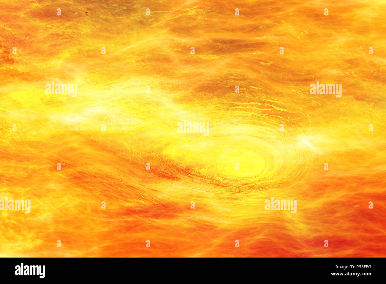 fire circles or whirlpools,concepts for infinity Stock Photo