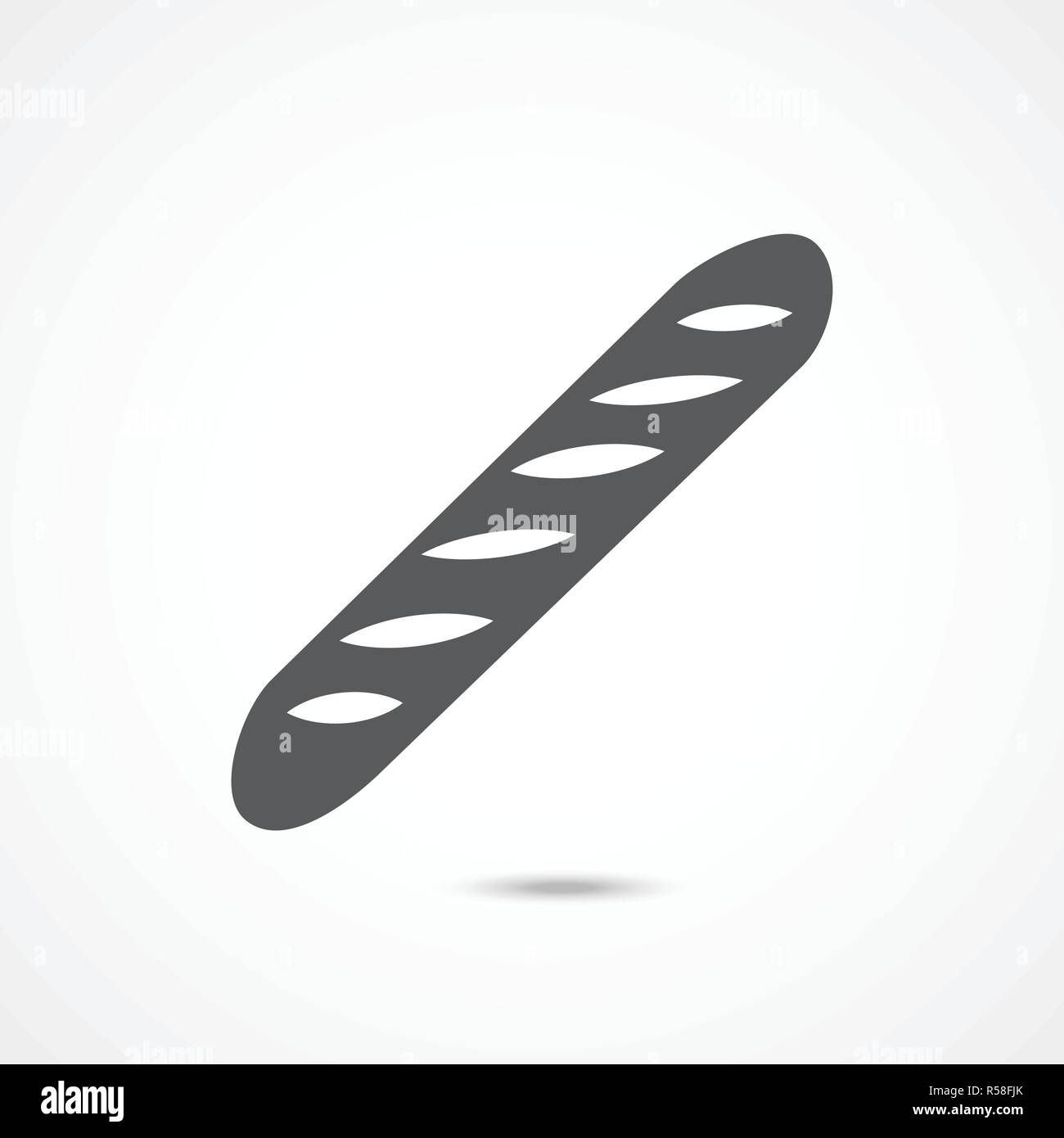French Baguette Icon Stock Vector Image & Art - Alamy