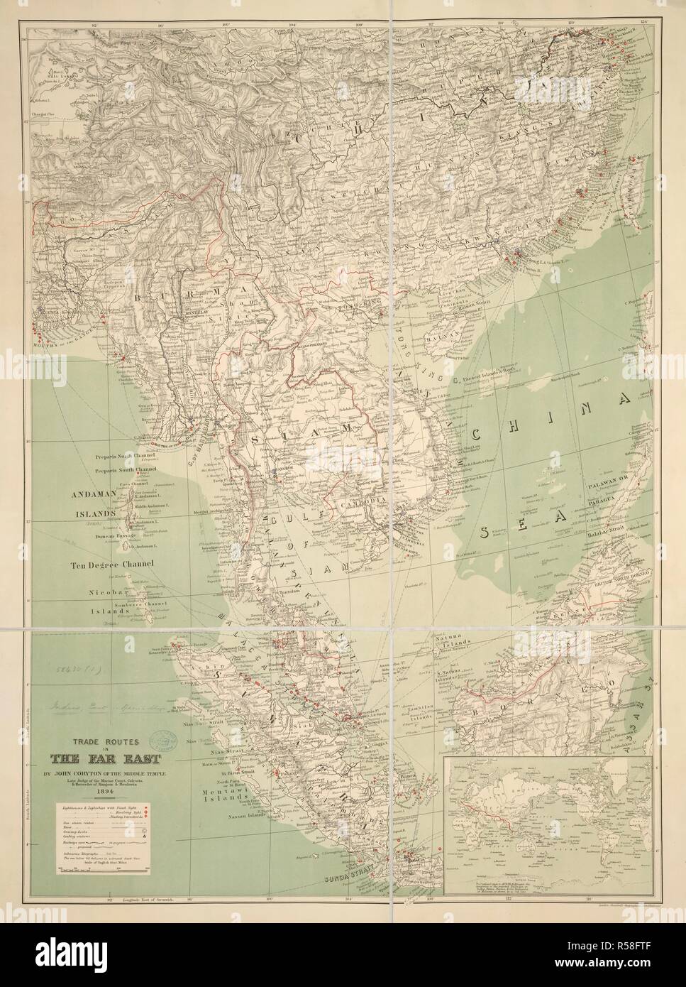 Trade Routes In The Far East Trade Routes In The Far East By J Coryton Scal London Stanford 14 Source Maps 1 Language English Stock Photo Alamy Trade Routes In The Far East Trade Routes In The Far East By J Coryton Scal London Stanford 14 Source Maps 1 Language English Stock Photo Alamy