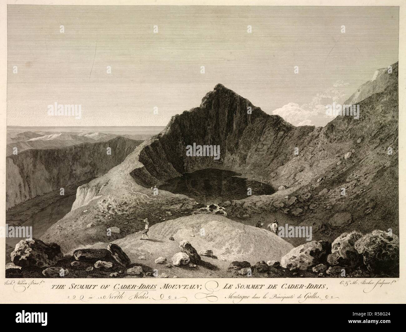 The Summit Of Cader Idris North Wales View Of The Summit