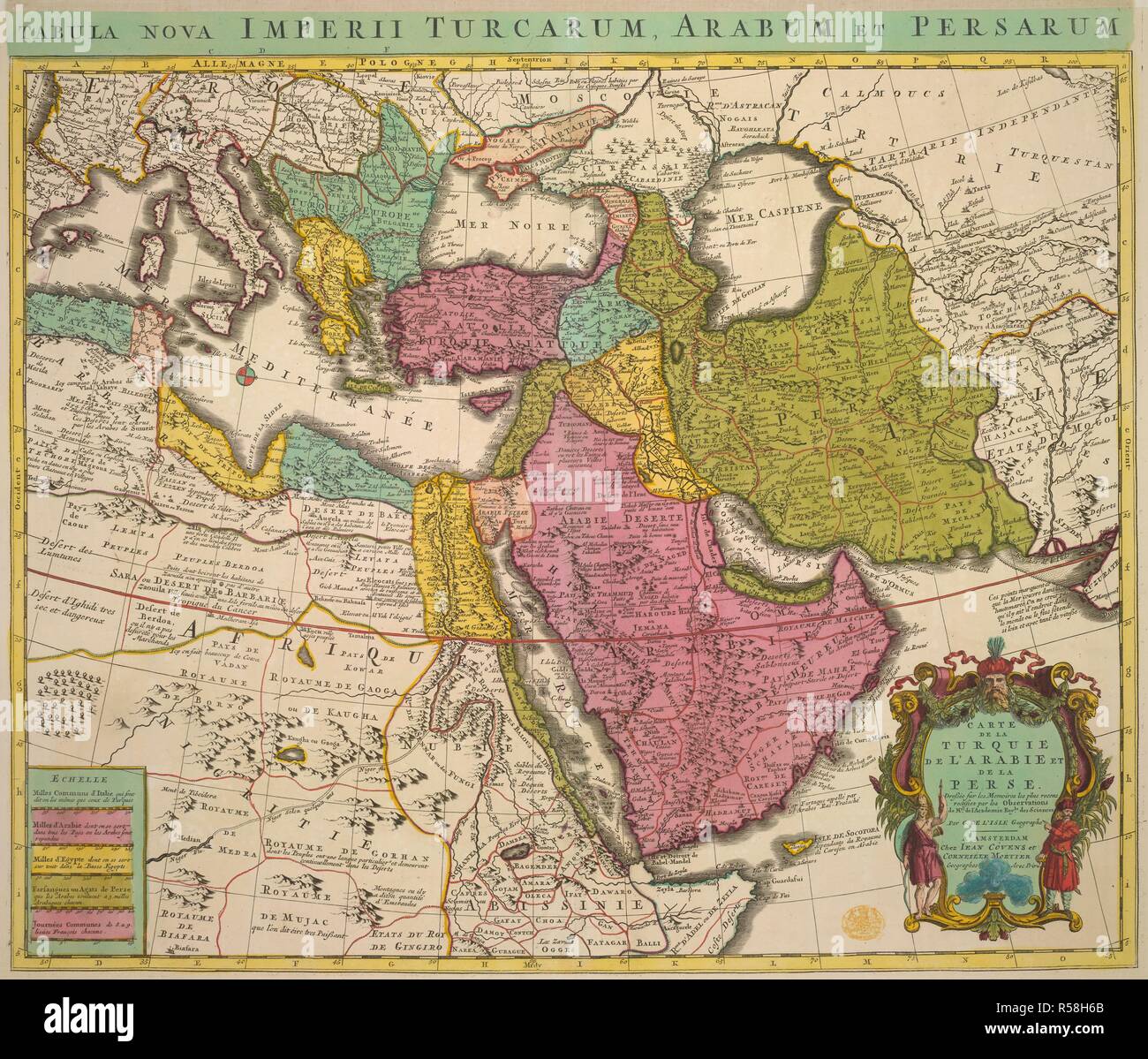 A Map Of Turkey Arabia And Persia Carte De La Turquie De L Arabie Et De La Perse Amsterdam J Covens Et C Mortier 17 Source Maps K Top 113 5 1 Language French Author De