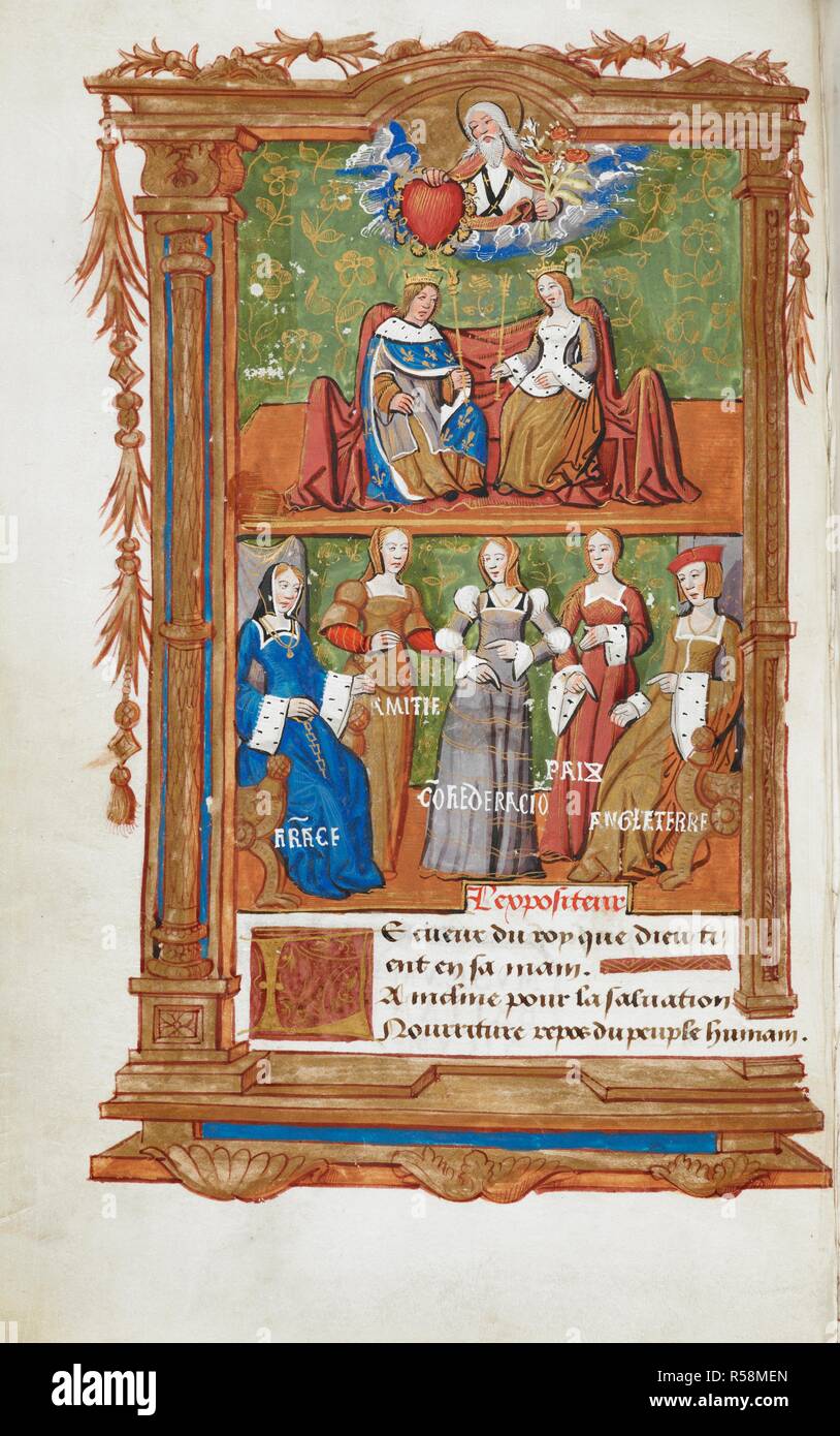 A pageant scene. Pageants for the marriage of Mary Tudor, sister of ...