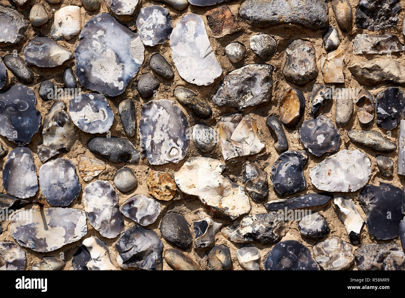 Granite stone wall background texture Stock Photo - Alamy