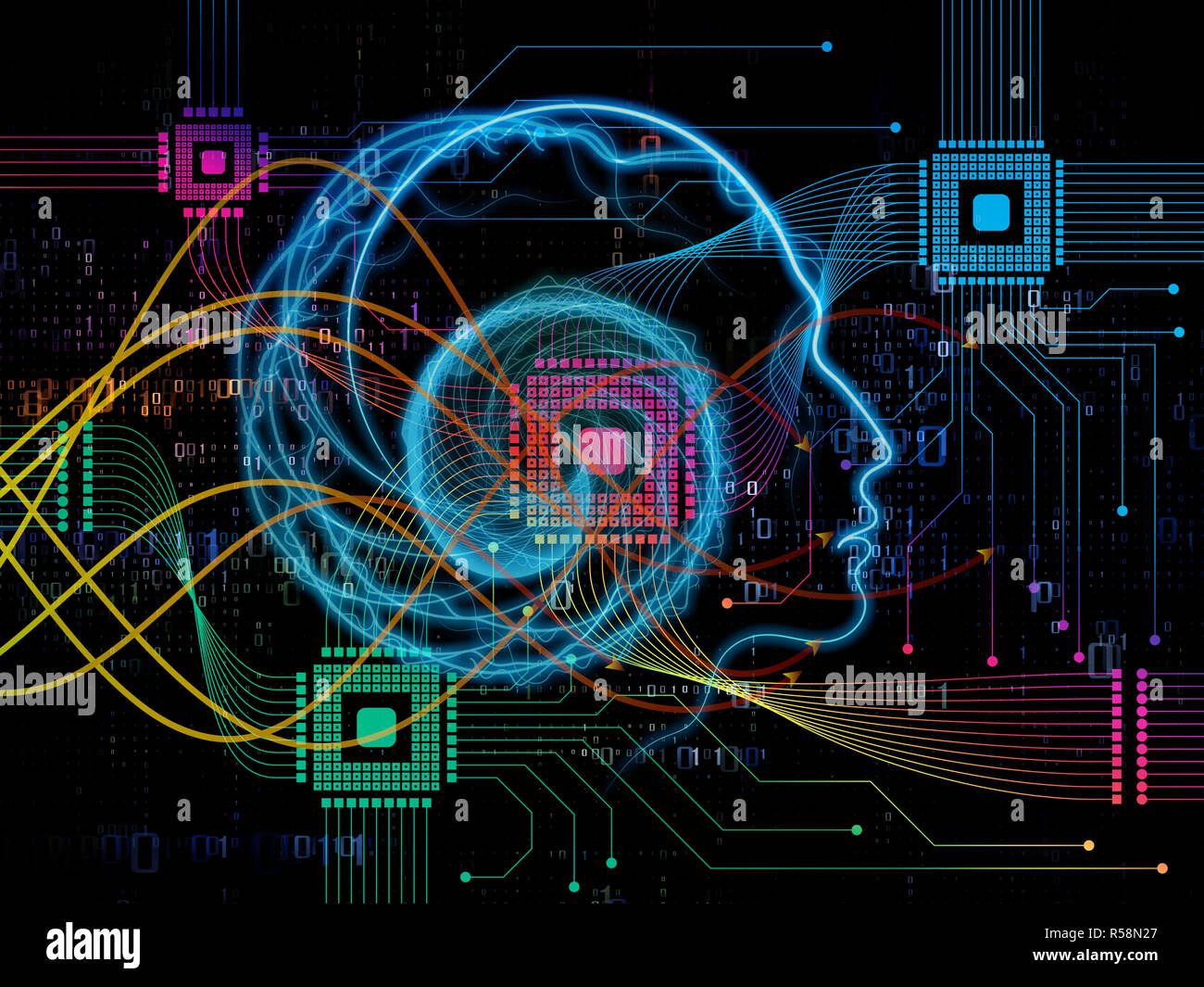Stream of Machine Consciousness Stock Photo Alamy