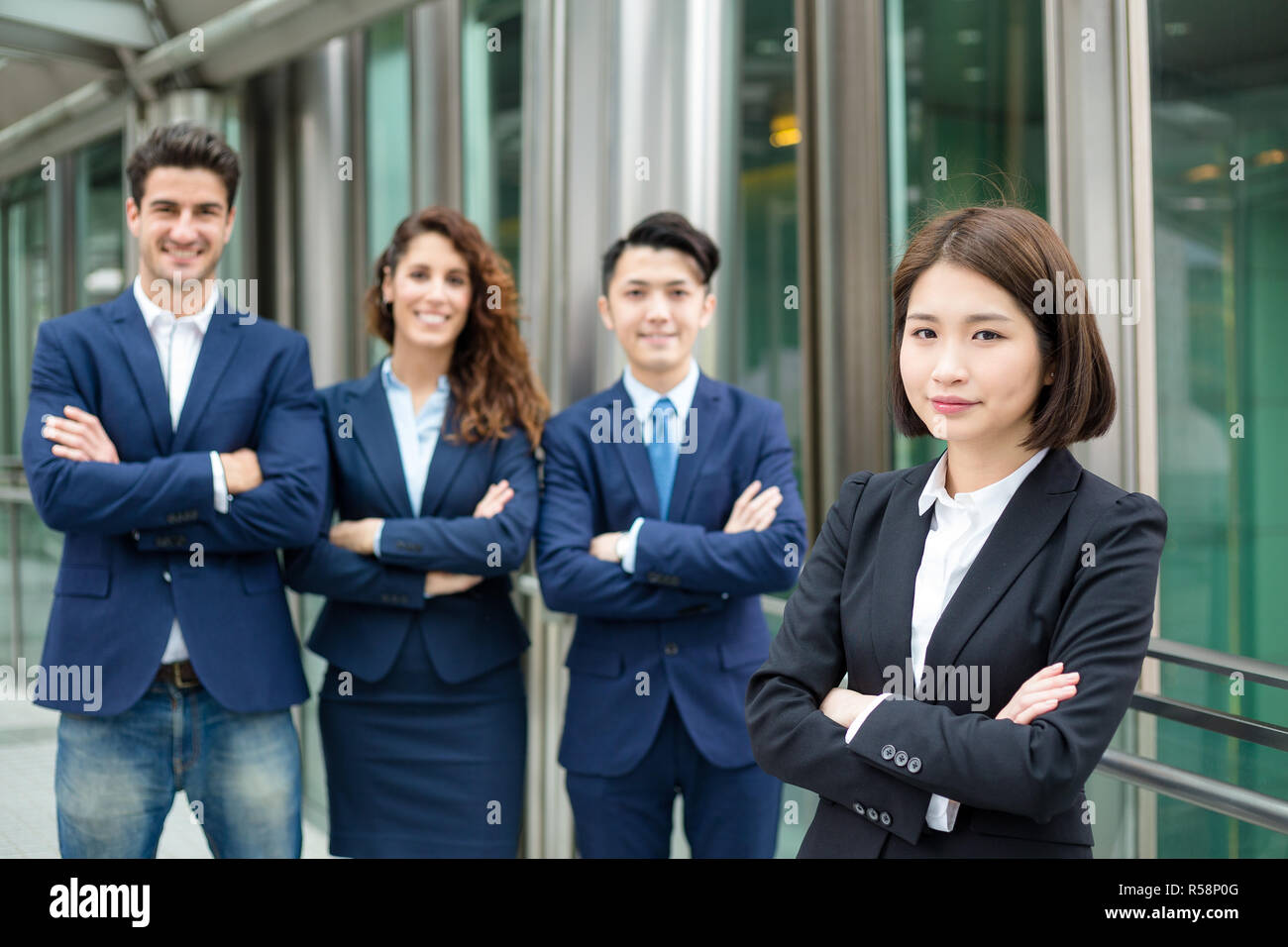 International business team Stock Photo