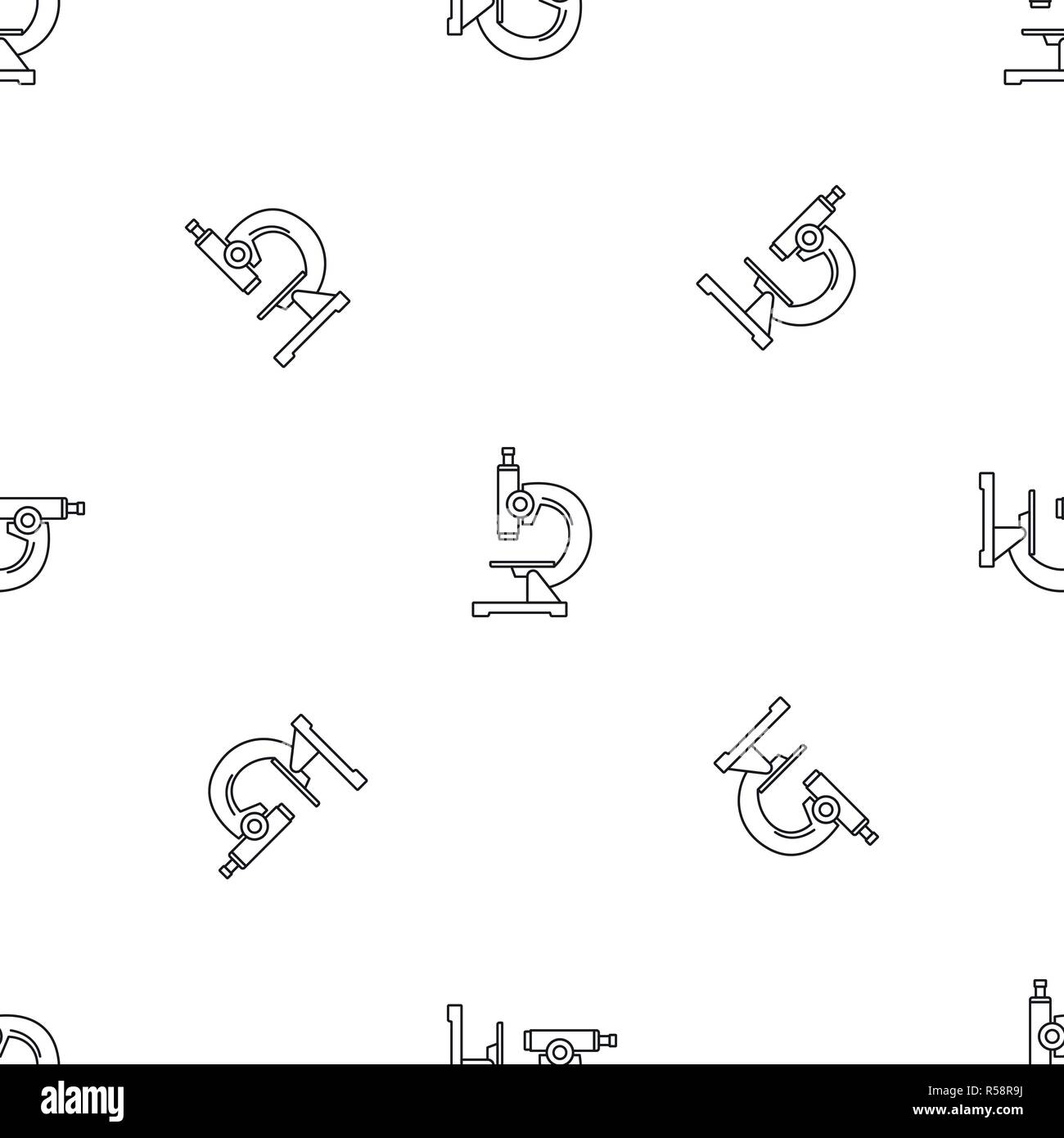 Chemical microscope pattern seamless vector repeat geometric for any ...