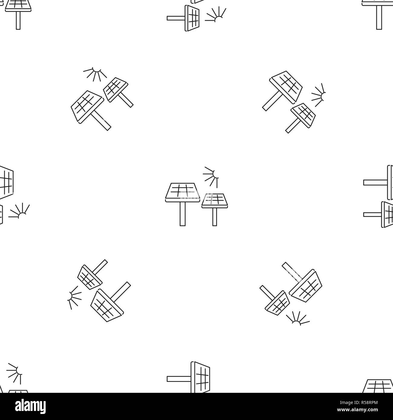 Solar panel design computer Black and White Stock Photos & Images - Alamy