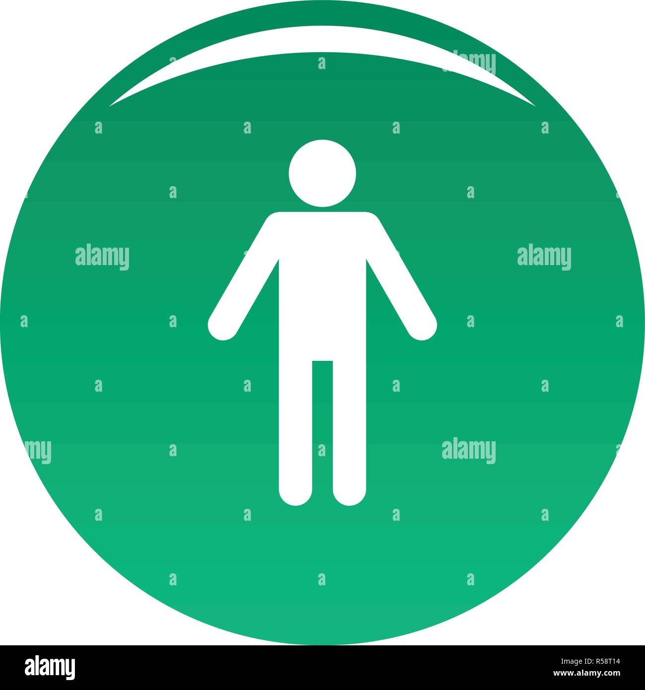Stick figure stickman icon pictogram. Vector simple illustration of ...