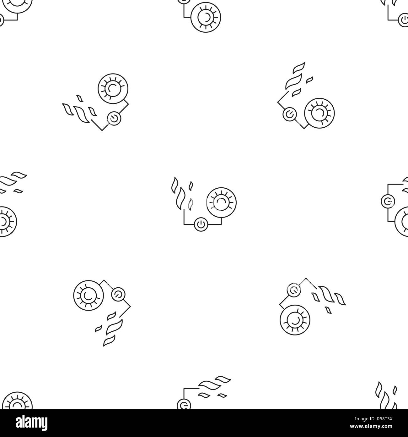 Smart hot control pattern seamless vector repeat geometric for any web design Stock Vector