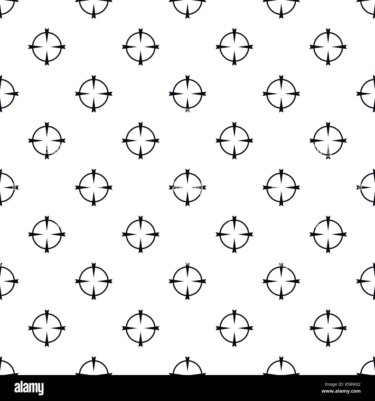 Optical radar pattern seamless vector repeat geometric for any web design Stock Vector