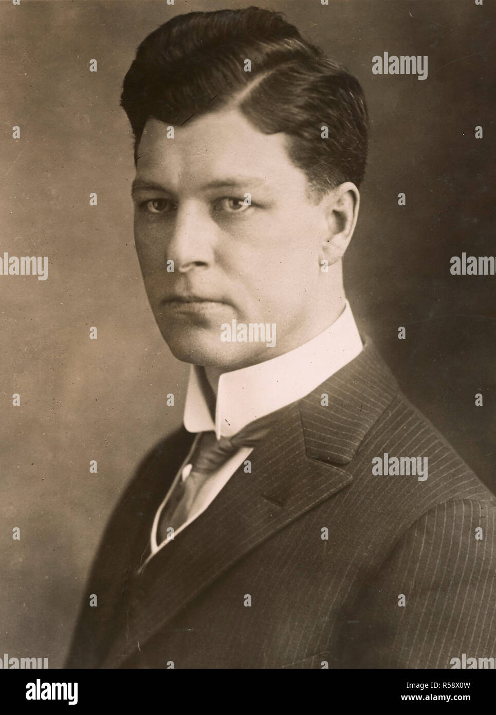 1918 - Arrest of Alien Enemies in U.S.A. - Jeremiah O'Leary named in government's expose of German plots. Jeremiah A. O'Leary of the American Truth Society and a leader in Irish-American circles whose named had been mentioned in the Government's disclosure of German plots Stock Photo