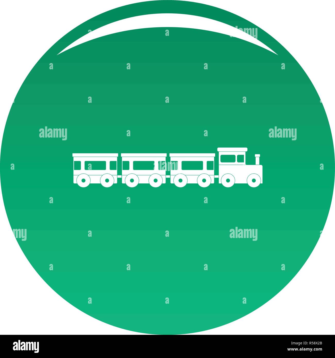 Express train icon. Simple illustration of express train vector icon ...