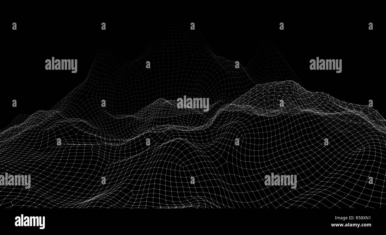 3d contour map mountain hi-res stock photography and images - Alamy