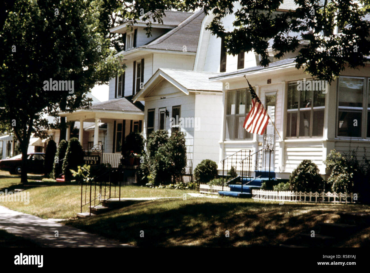 1970s small town residence hi-res stock photography and images - Alamy