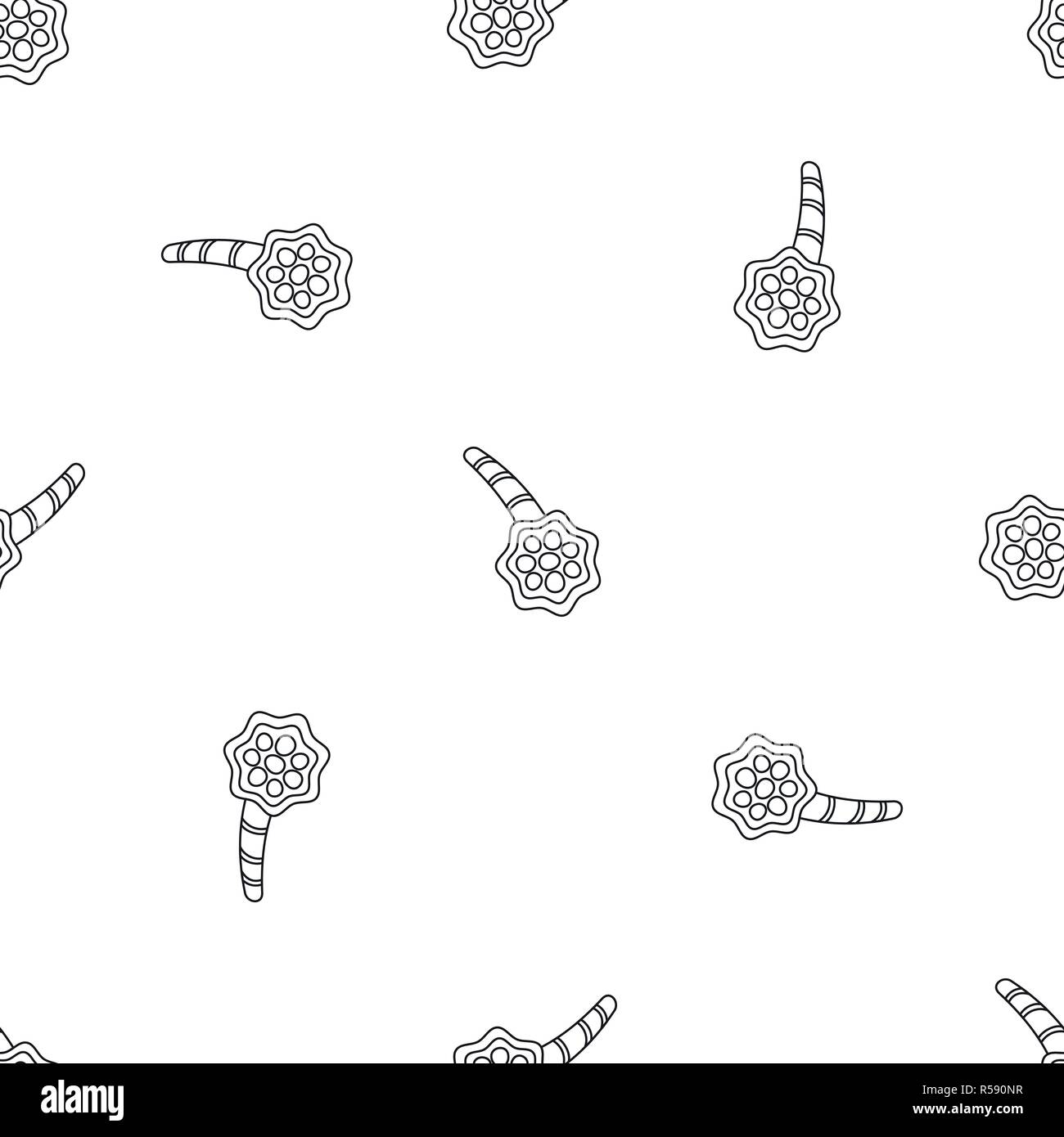 Pneumonia alveolus pattern seamless vector repeat geometric for any web design Stock Vector
