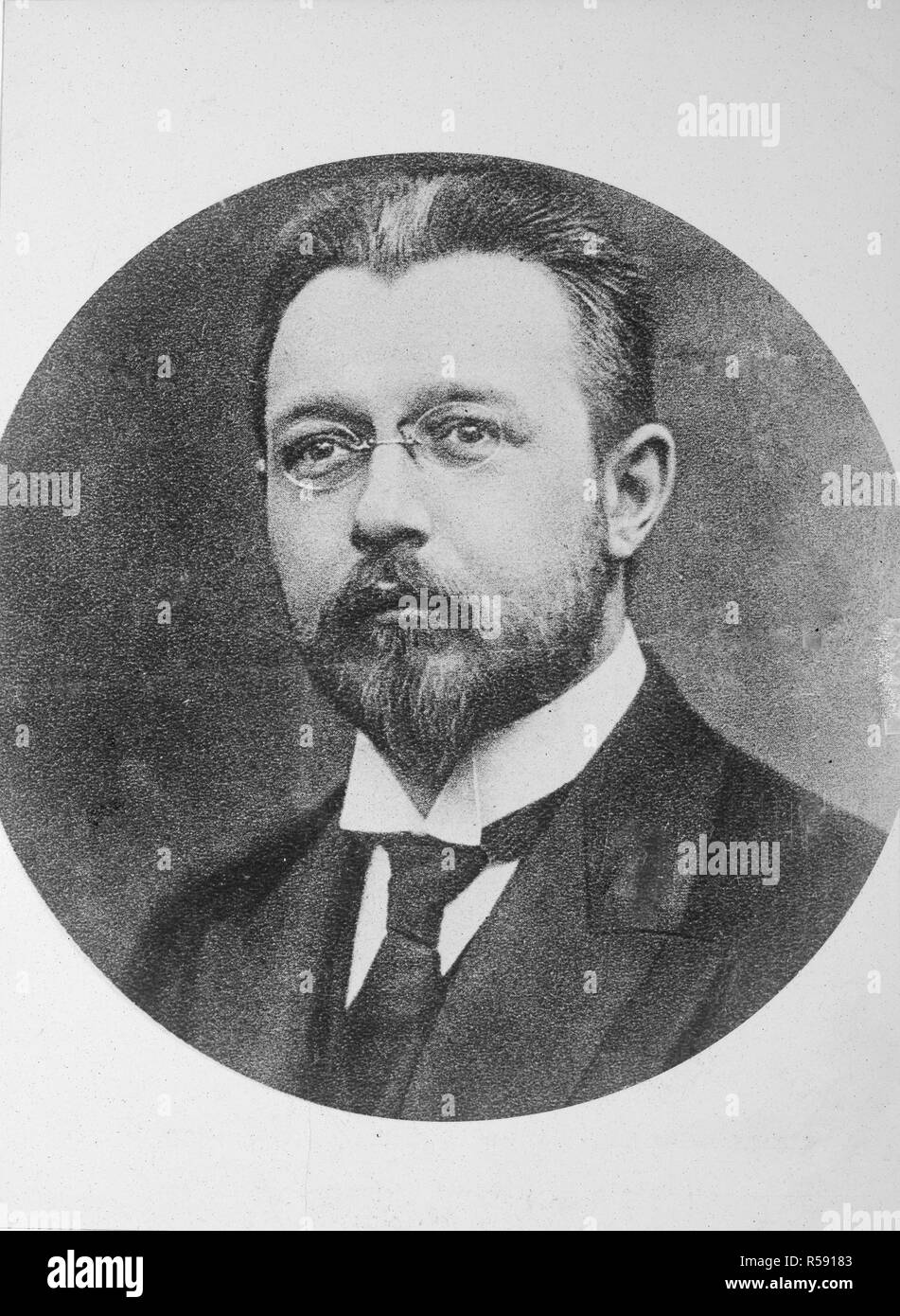 German Republic - Elections in Germany. Herr Otto Rusche, of the German Democratic Party ca. 1918-1919 Stock Photo