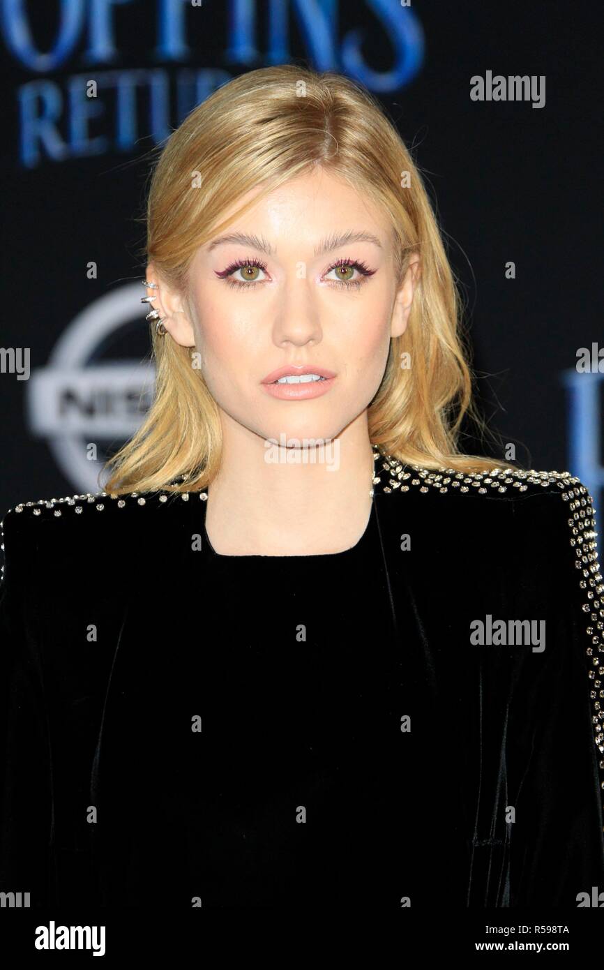 Katherine McNamara at arrivals for MARY POPPINS RETURNS Premiere, Dolby