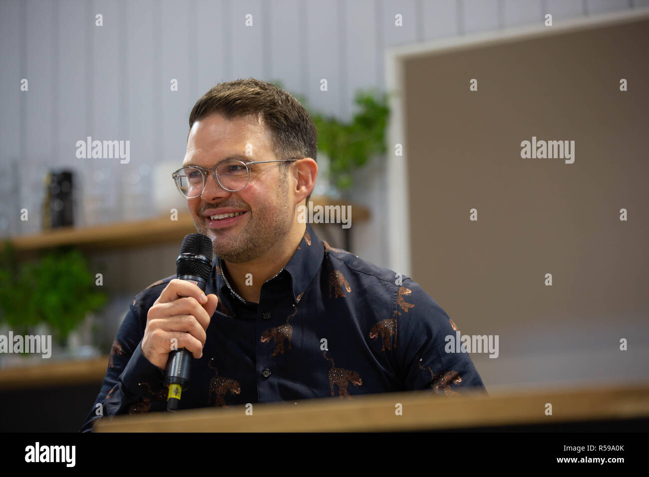 Birmingham, UK. 30th Nov, 2018. 2018 Masterchef champion Kenny Tutt chatting about what he has been up to after winning the show and his future plans Credit: steven roe/Alamy Live News Stock Photo