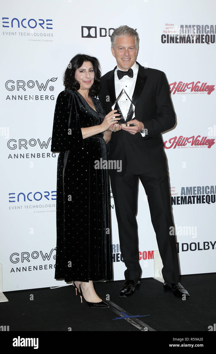 Beverly Hills, Ca. 29th Nov, 2018. Sue Kroll, Doug Darrow, at 32nd American Cinematheque Award Presentation Honoring Bradley Cooper at The Beverly Hilton Hotel in Beverly Hills, California on November 29, 2018. Credit: Faye Sadou/Media Punch/Alamy Live News Stock Photo