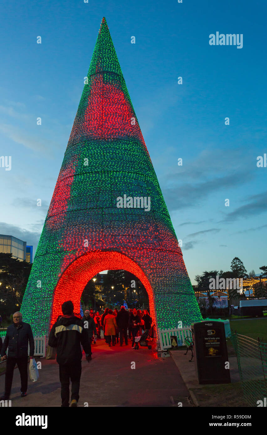 Bournemouth, Dorset, UK. 25th Nov, 2018. Bournemouth's first Christmas Tree Wonderland with more