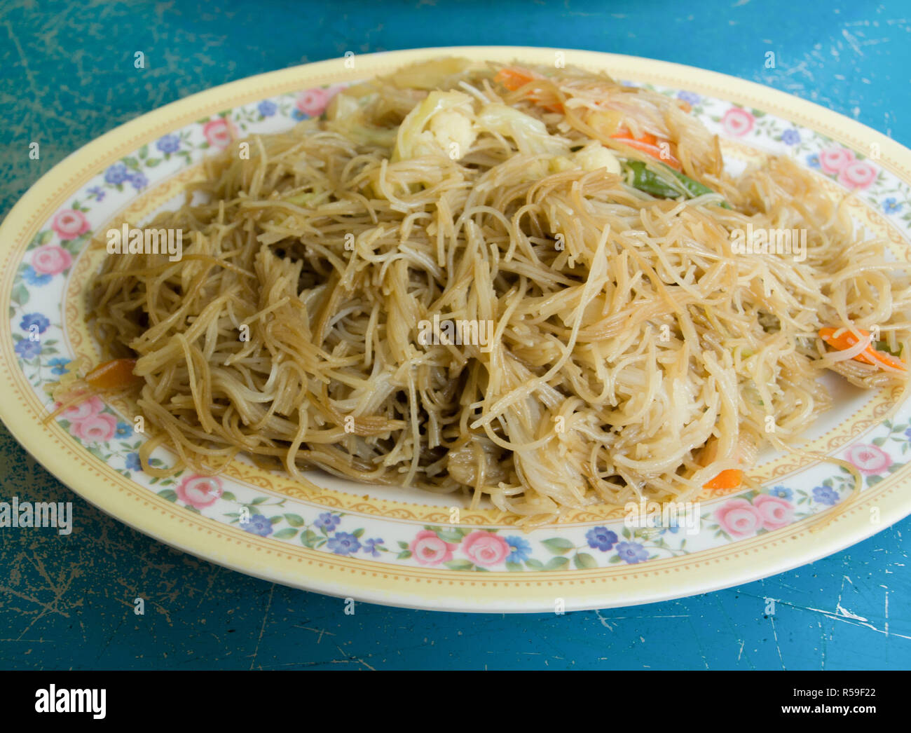 STIR FRIED RICE VERMICELLI WITH VEGETABLES Stock Photo Alamy
