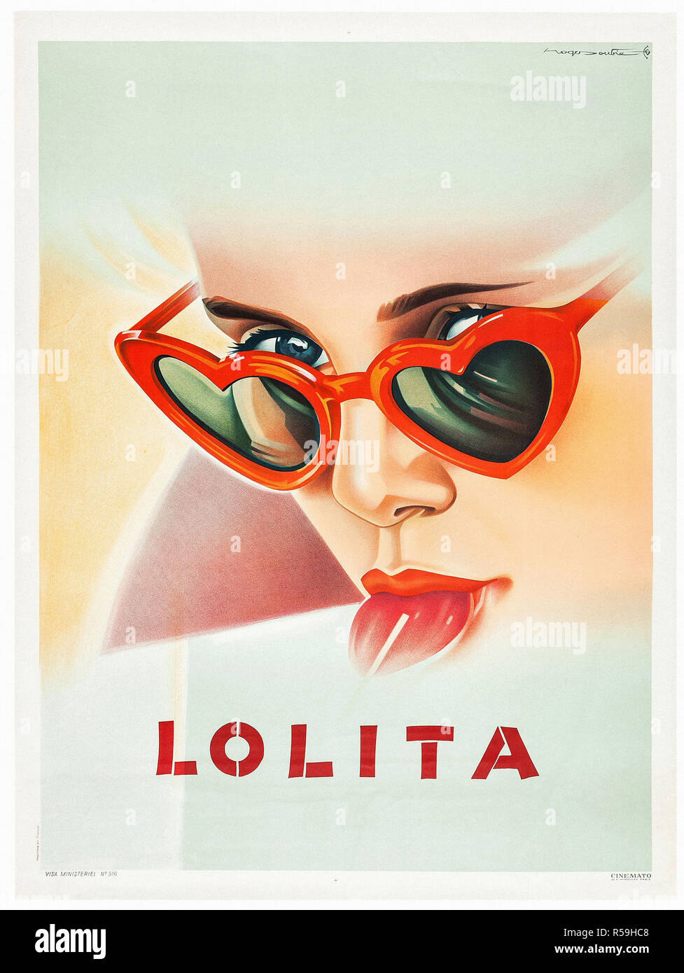 Lolita - Original Movie Poster Stock Photo - Alamy