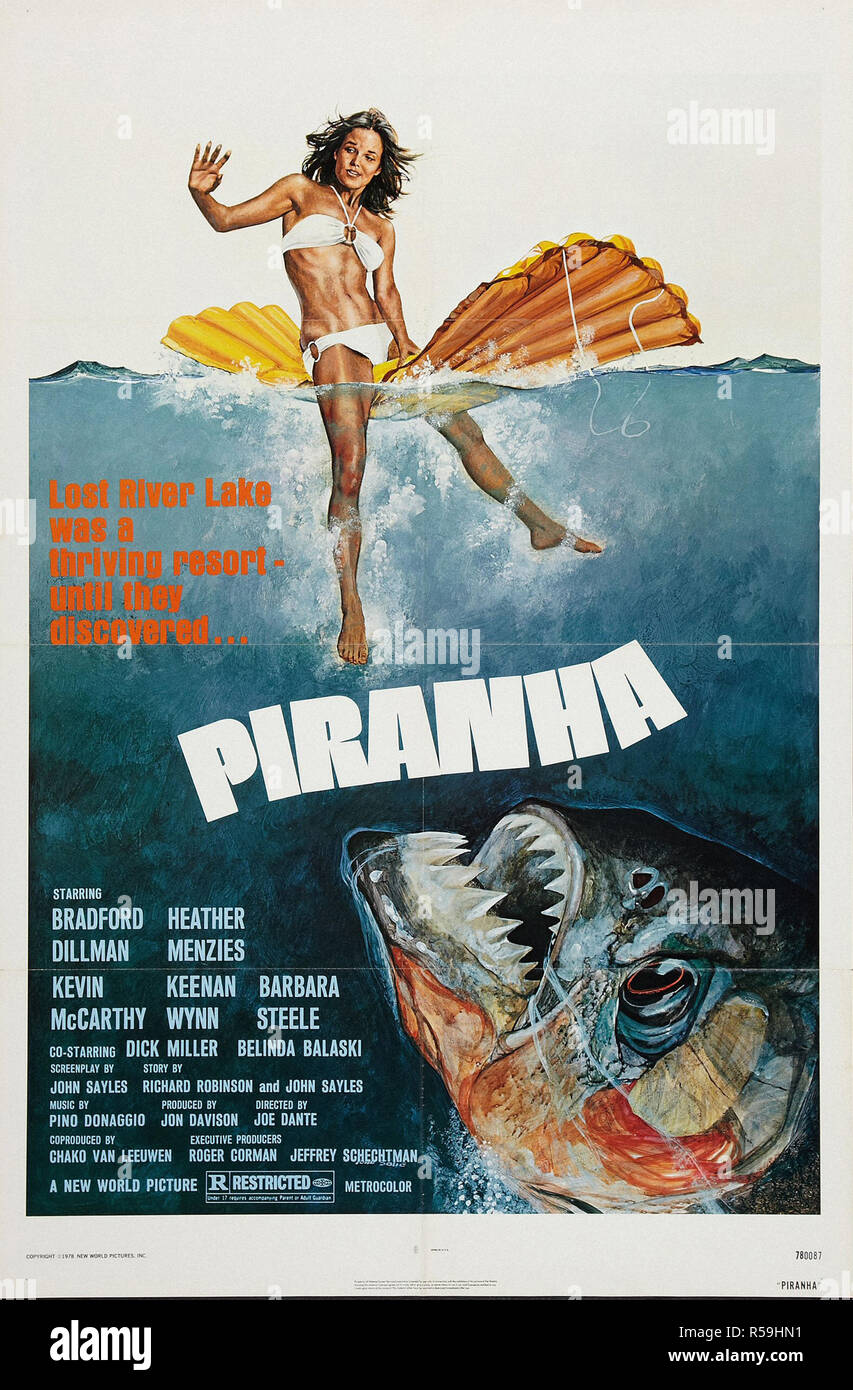 Piranha Original Movie Poster Stock Photo Alamy piranha-original-movie-poster-stock-photo-alamy