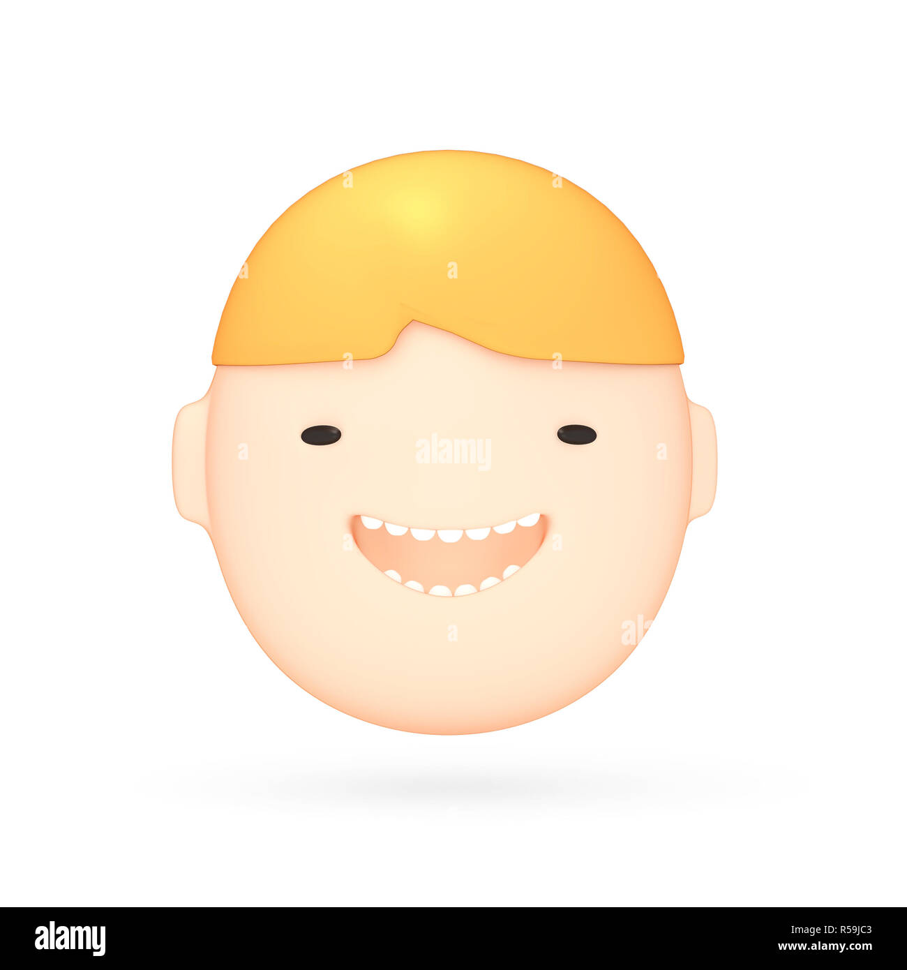 Set Realistic Emoji Emoticon Faces Icon Stock Illustration 1979717633