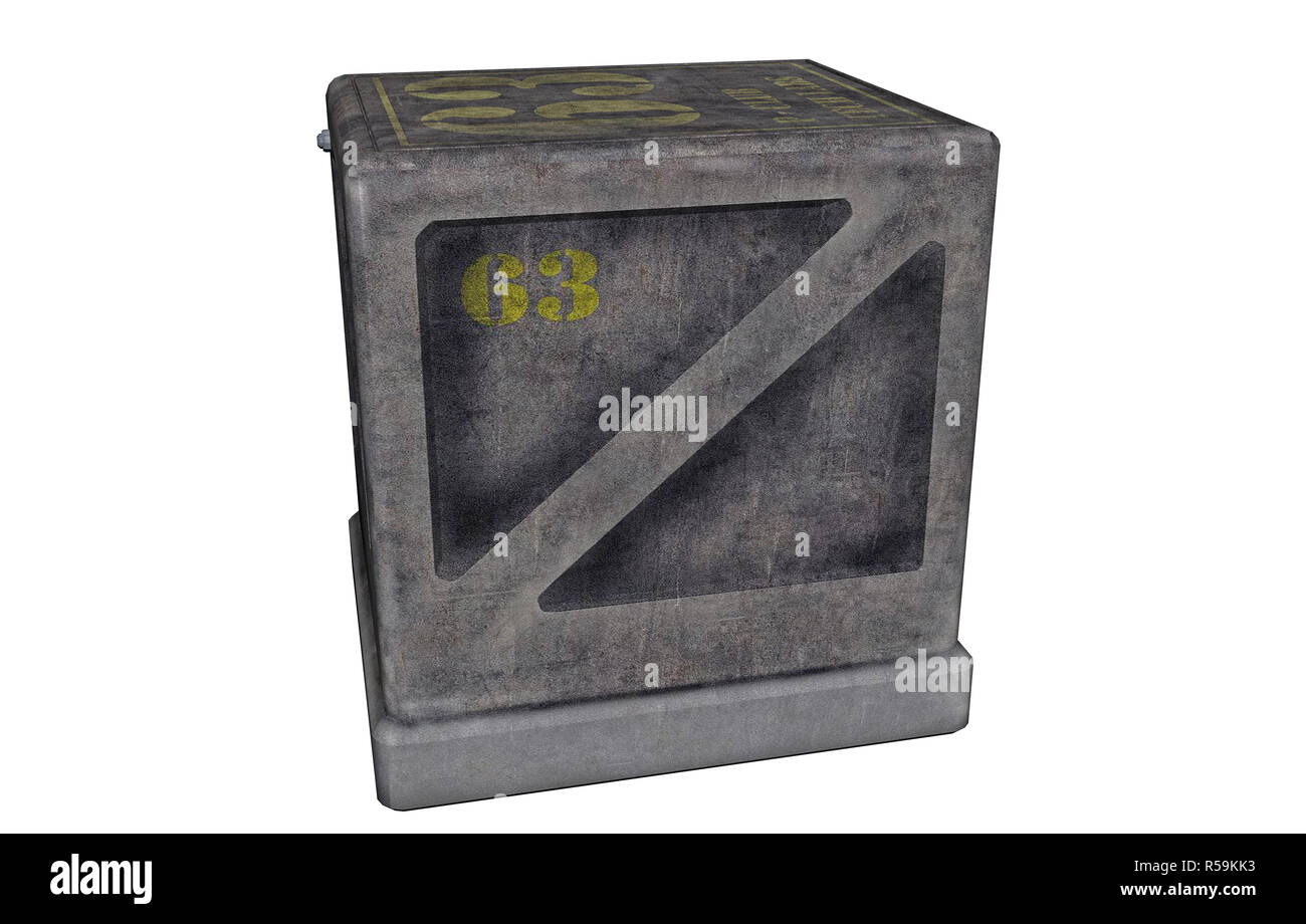 steel transport crate Stock Photo - Alamy