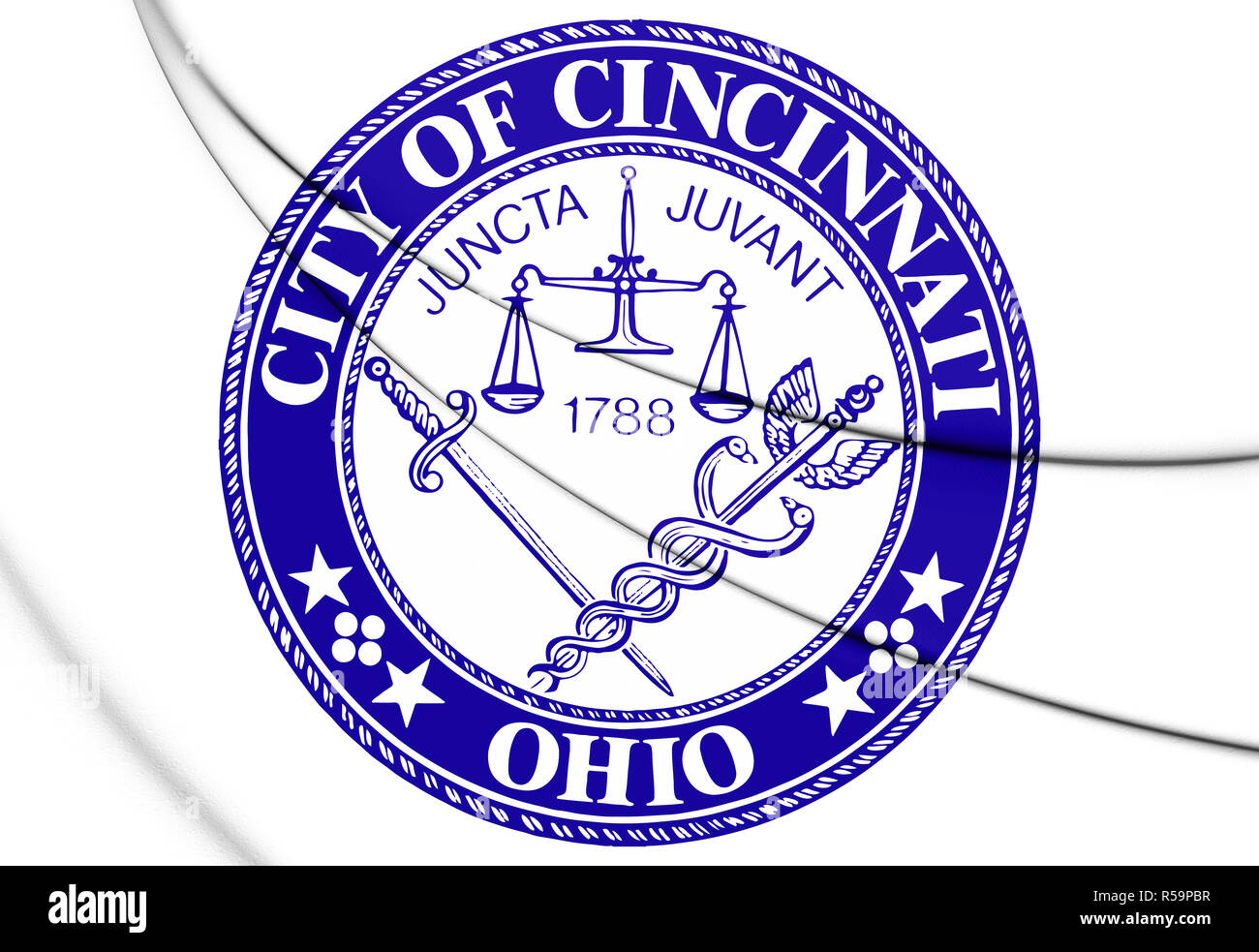 3D Seal of Cincinnati (Ohio), USA. 3D Illustration Stock Photo Alamy