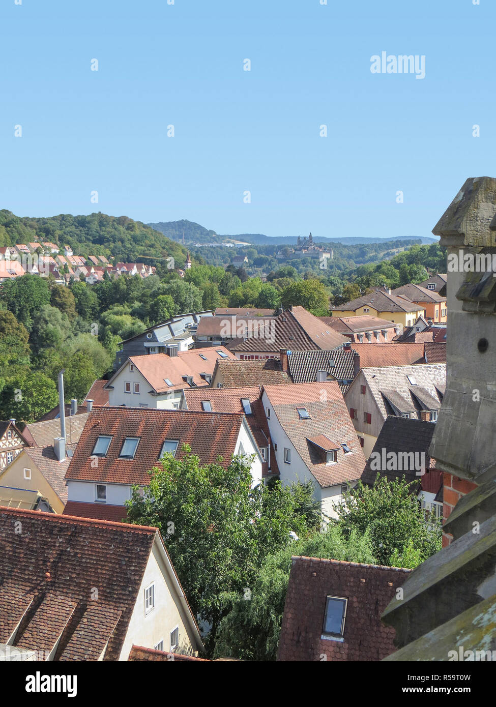 Aerial photograph medieval hill hi-res stock photography and images - Alamy