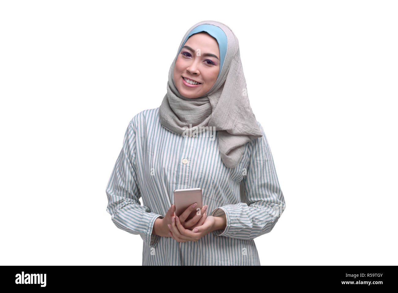 Radiant young muslim woman hi-res stock photography and images - Alamy