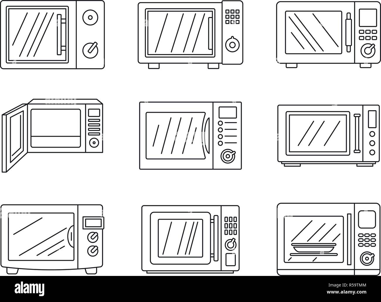Inside Microwave Stock Photos &amp; Inside Microwave Stock Images - Alamy