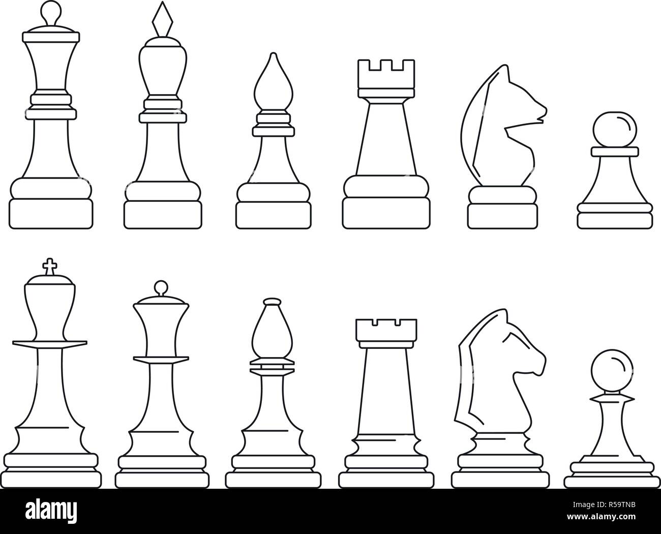 how chess pieces move printable - Google Search