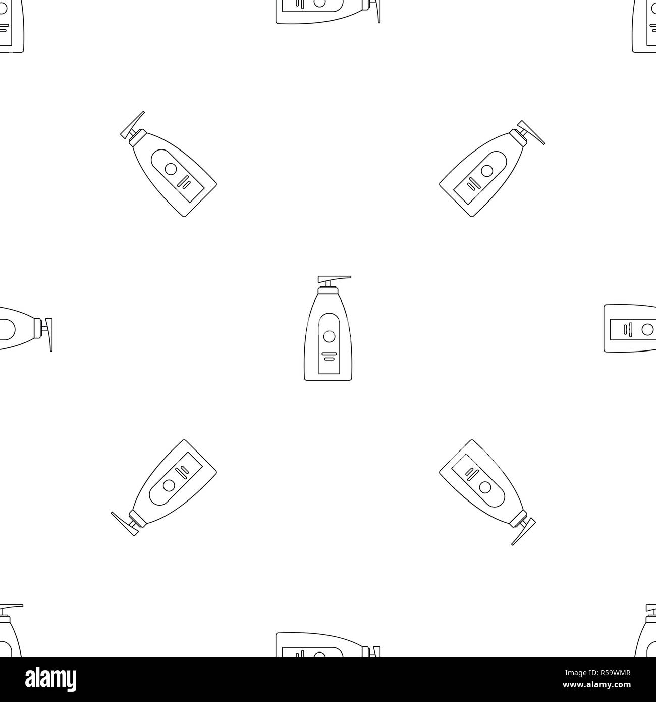Uv dispenser cream pattern seamless vector repeat geometric for any web design Stock Vector