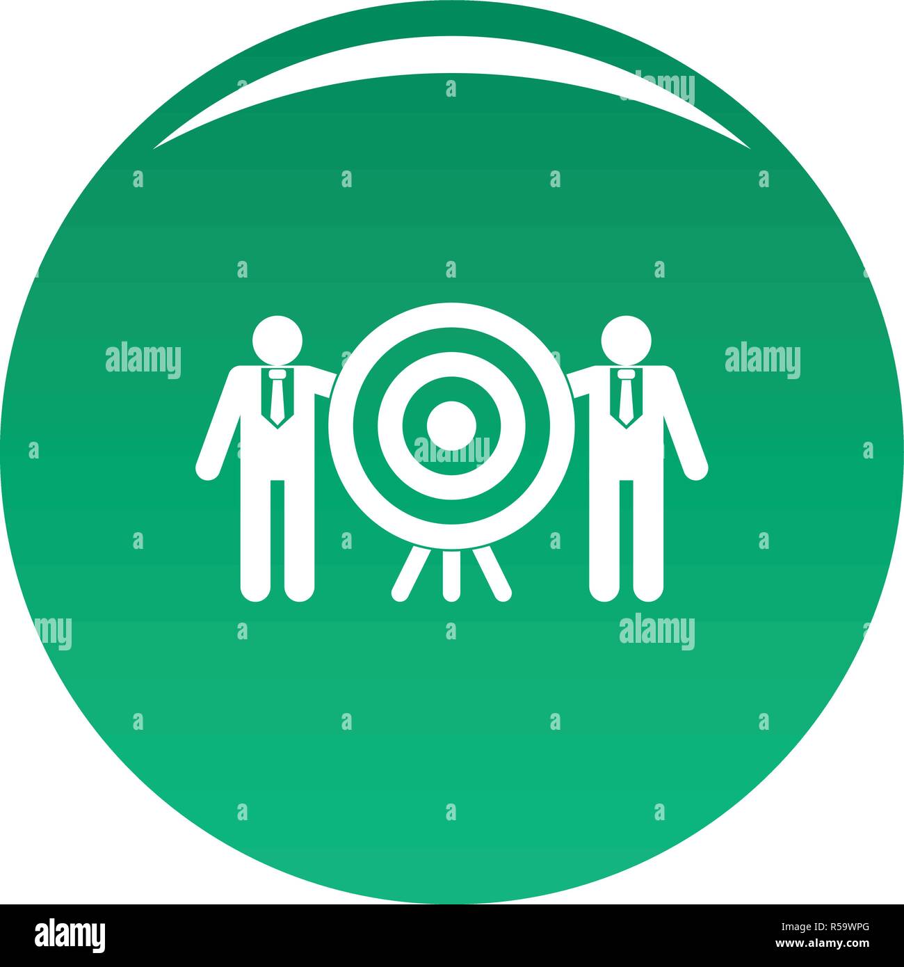 Green target logo design corporate hi-res stock photography and images ...