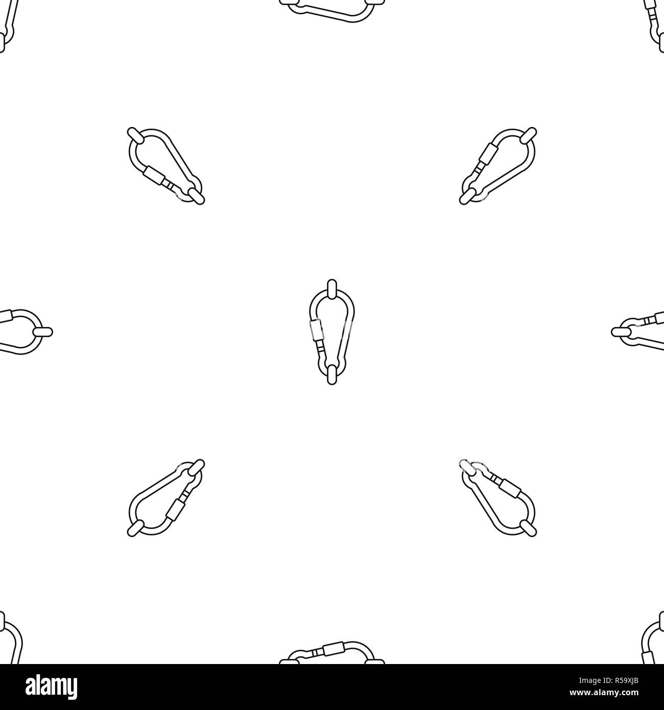 Carabine pattern seamless vector repeat geometric for any web design Stock Vector