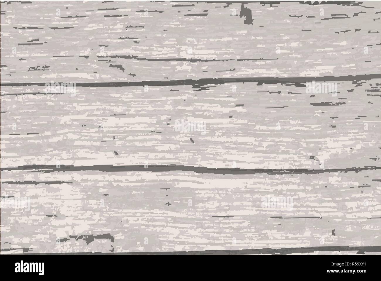 Driftwood timber background with a white paint overlay Stock Vector