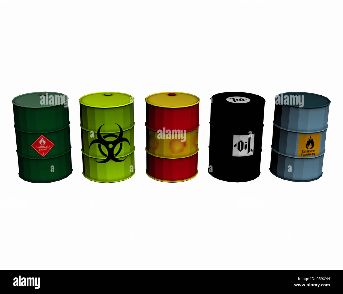 Disposal drums hi-res stock photography and images - Alamy