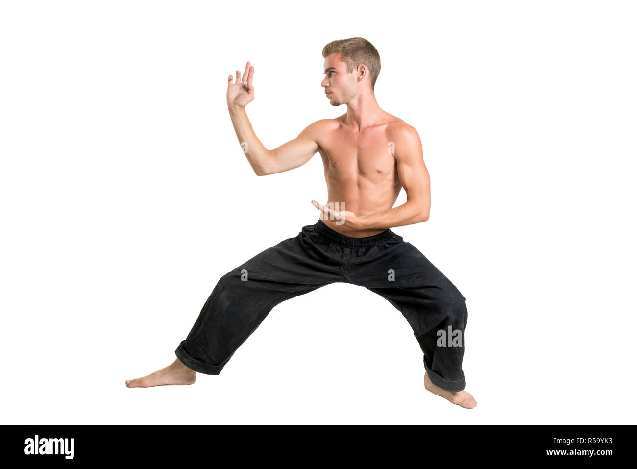 Martial arts student Stock Photo Alamy